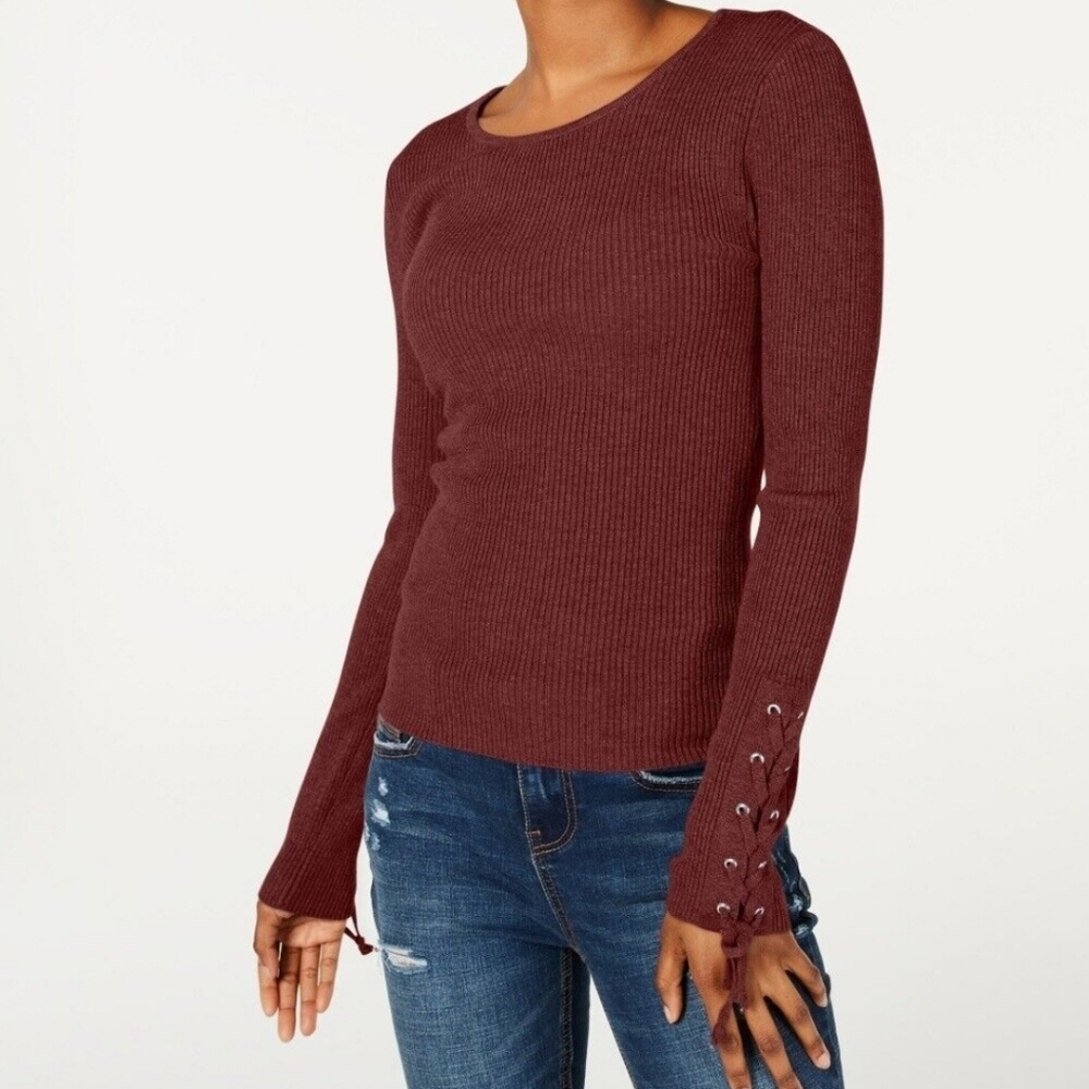 Hooked up knit top sweater